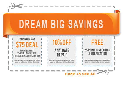 Dream Special Coupons Santa Monica Gate Repair